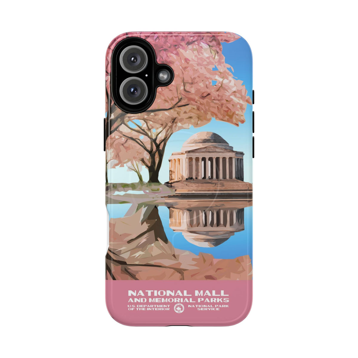 National Mall Washington DC iPhone Case with MagSafe - WPA Design