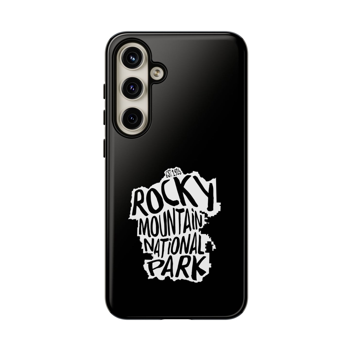 Rocky Mountain National Park Phone Case - Map Design