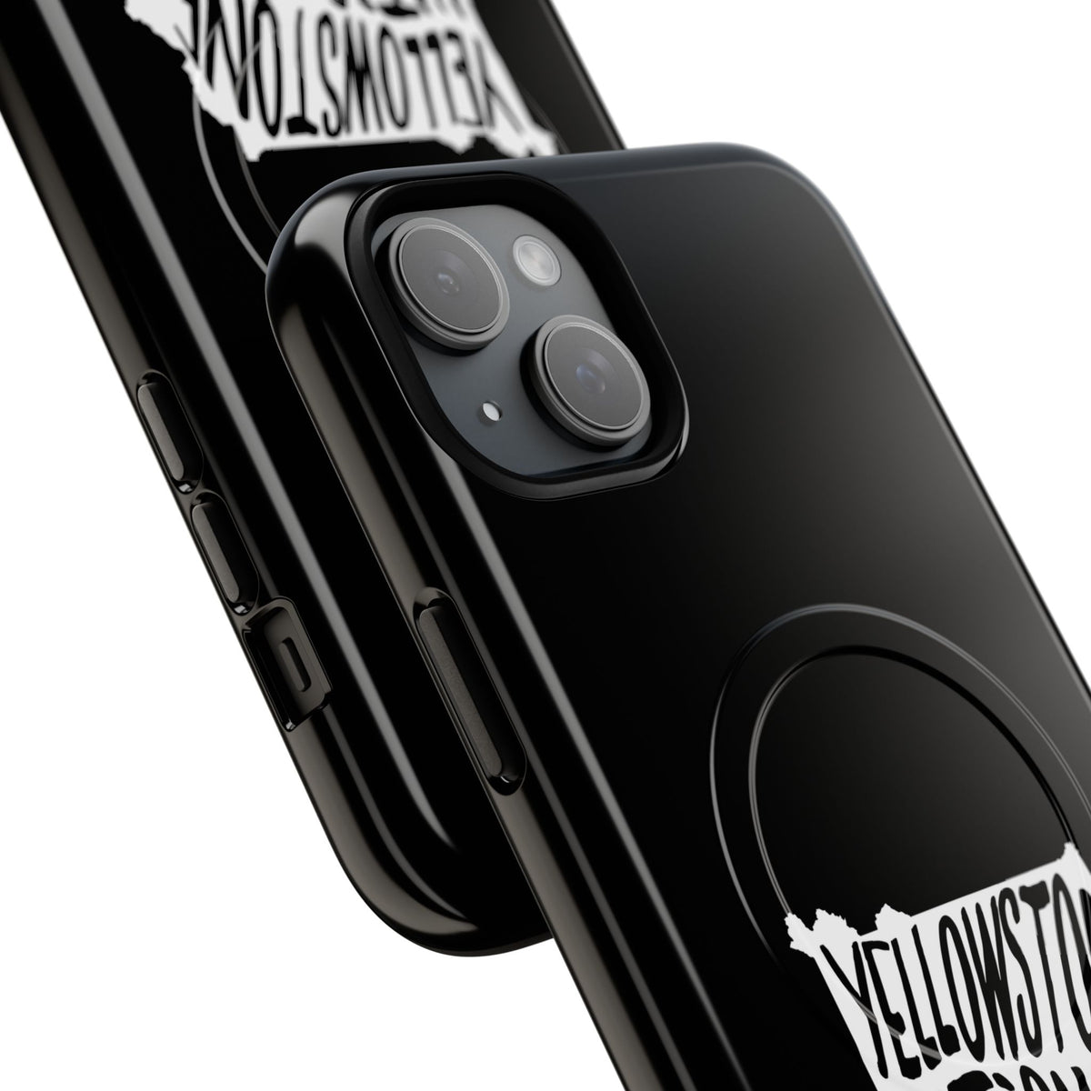 Yellowstone National Park iPhone Case with MagSafe - Map Design