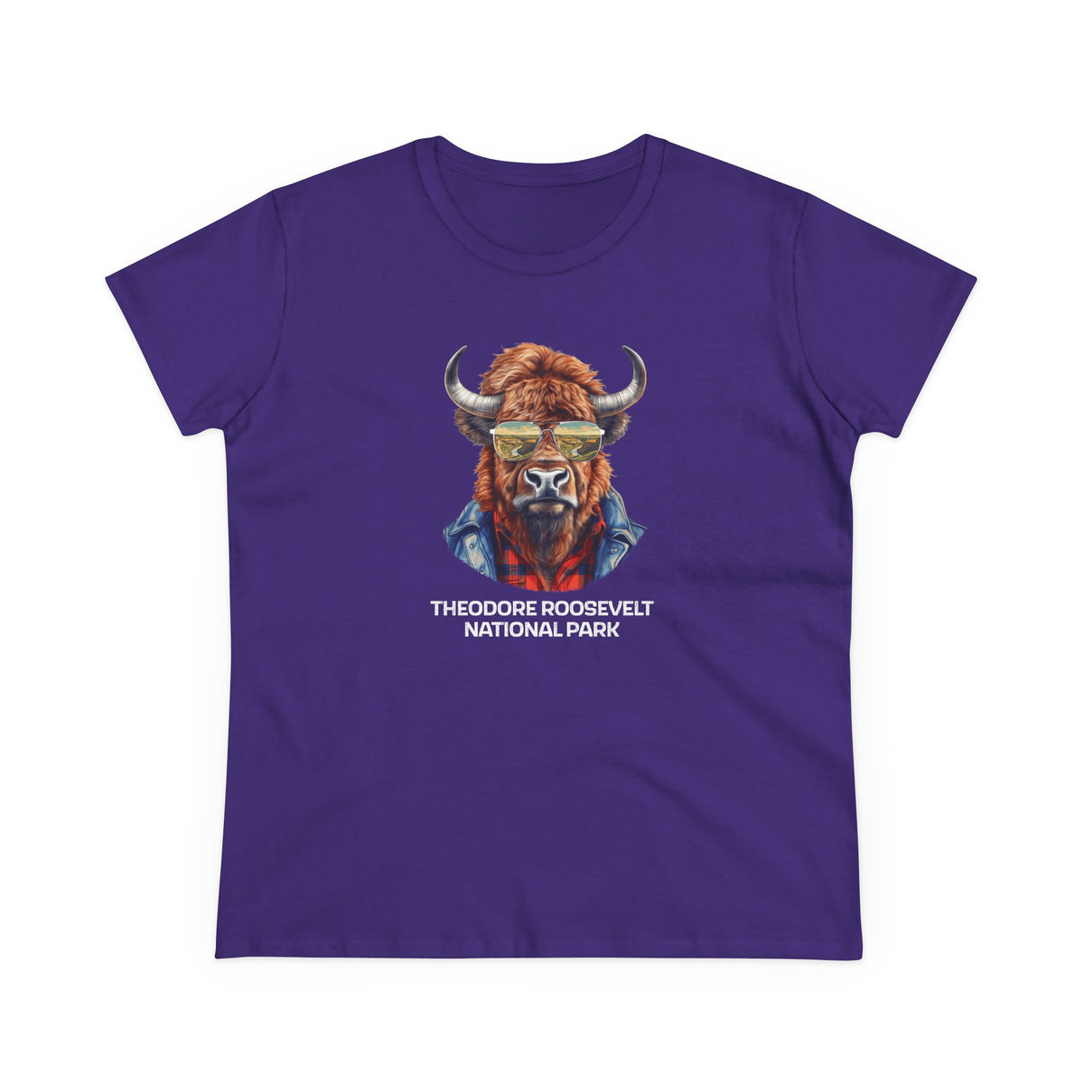 Theodore Roosevelt National Park Women's T-Shirt - Cool Bison