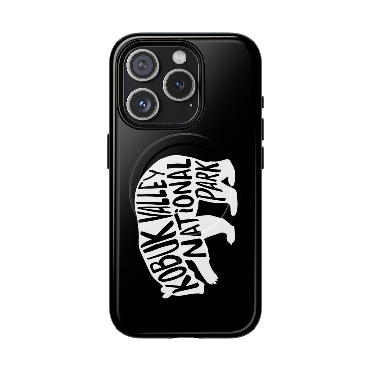 Kobuk Valley National Park iPhone Case with MagSafe - Grizzly Bear Design
