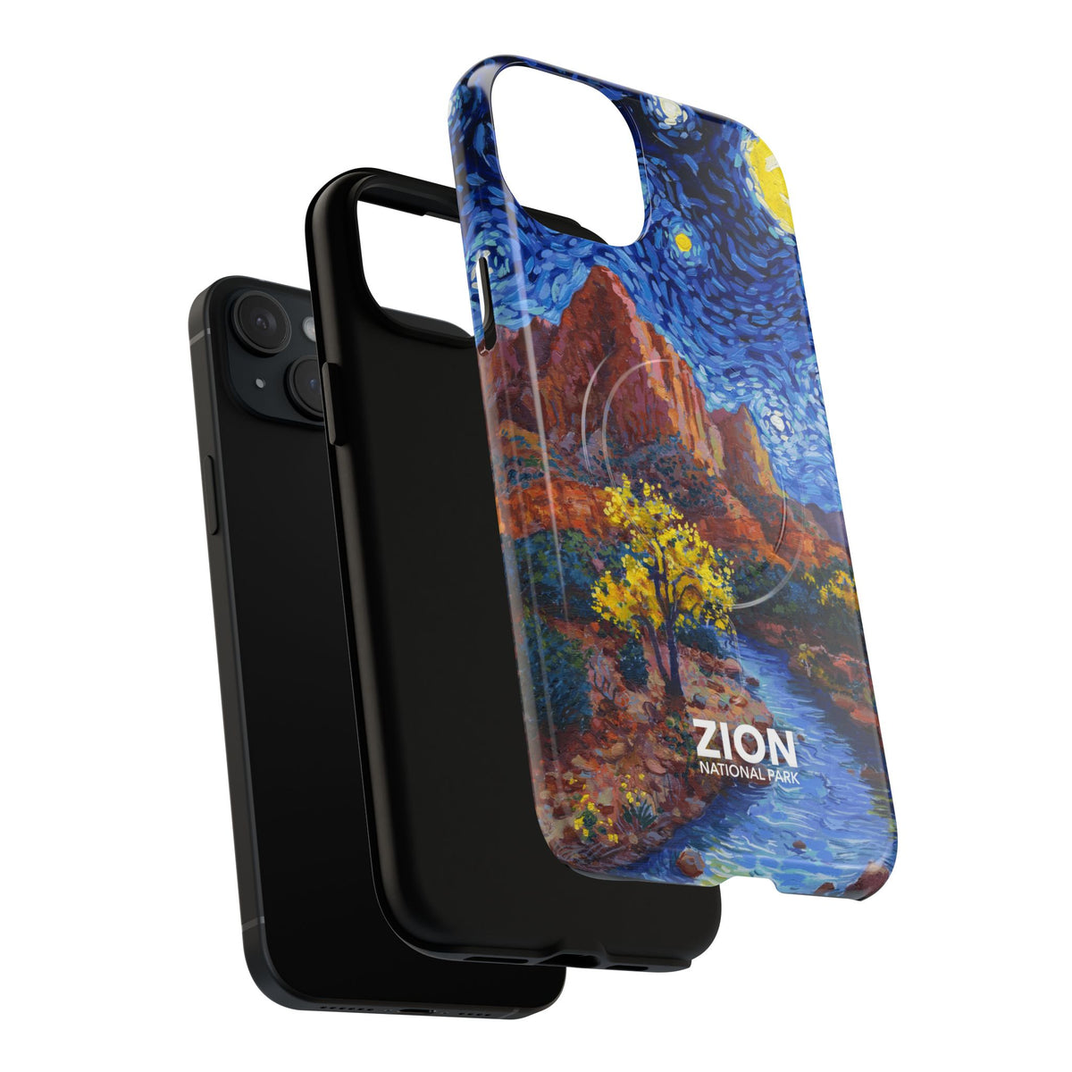 Zion National Park iPhone Case with MagSafe - Starry Night