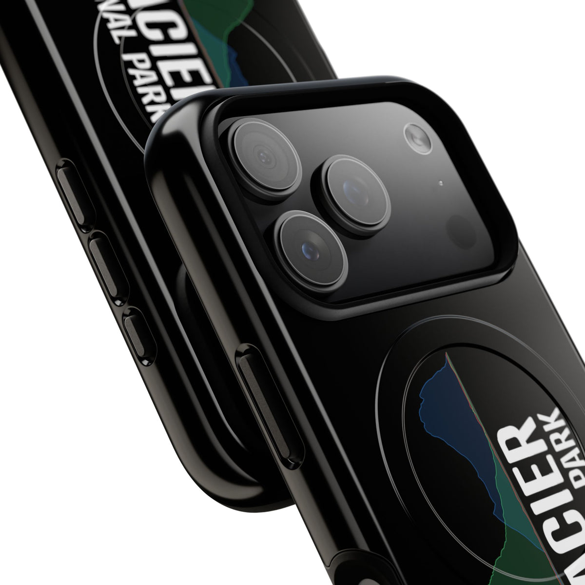 Glacier National Park iPhone Case with MagSafe - Histogram Design