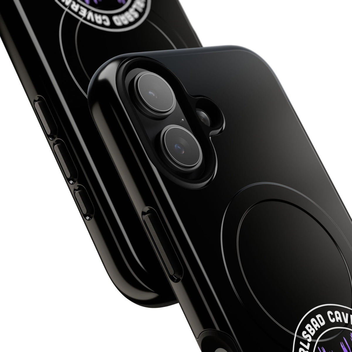 Carlsbad Caverns National Park iPhone Case with MagSafe - Round Emblem Design