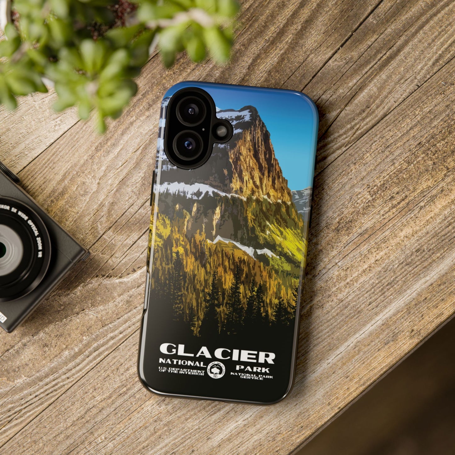 Glacier National Park Phone Case - WPA Style