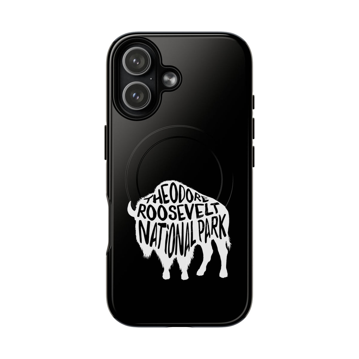 Theodore Roosevelt National Park iPhone Case with MagSafe - Bison Design