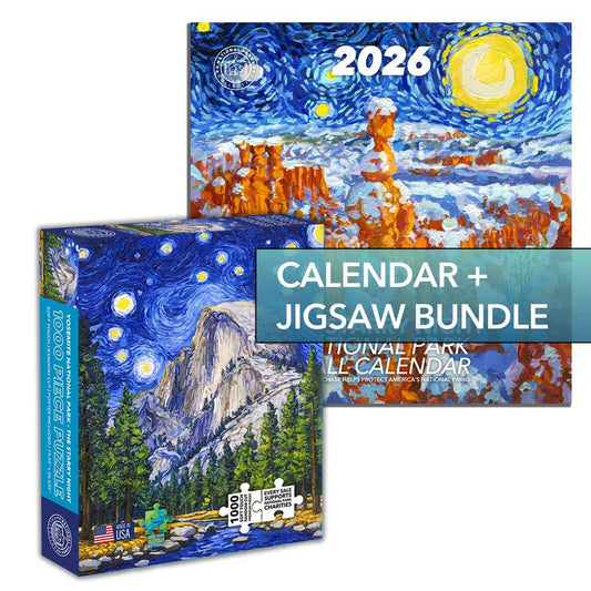 Yosemite Jigsaw + Calendar Bundle Starry Night