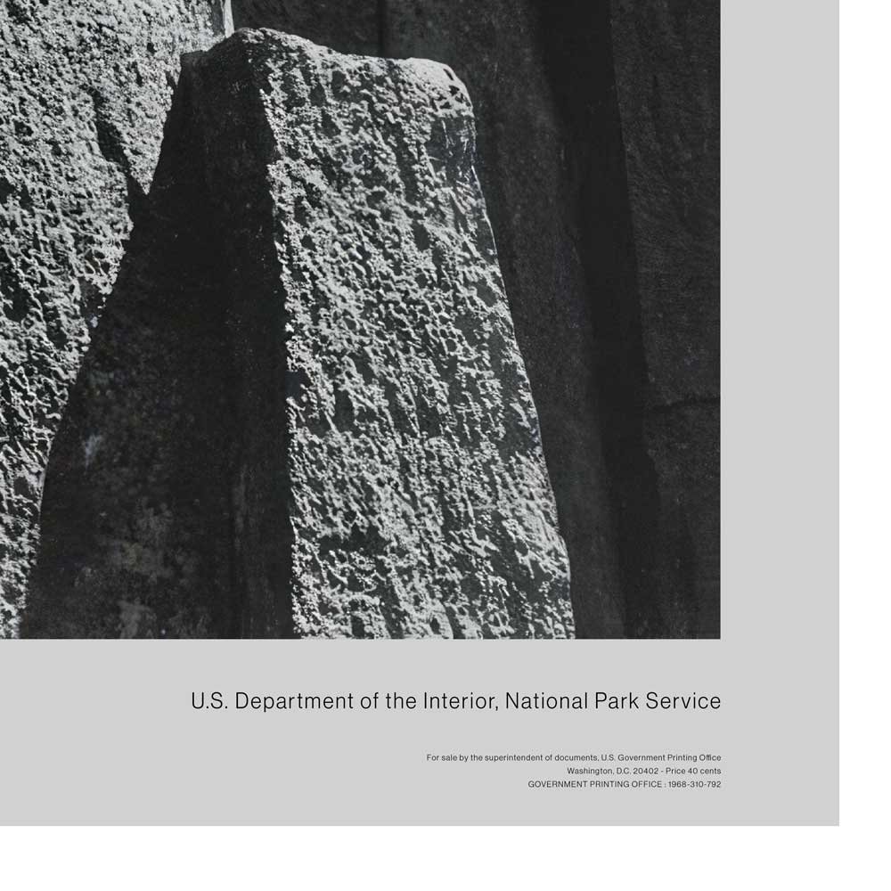 Devils Postpile National Monument Poster - Ansel Adams