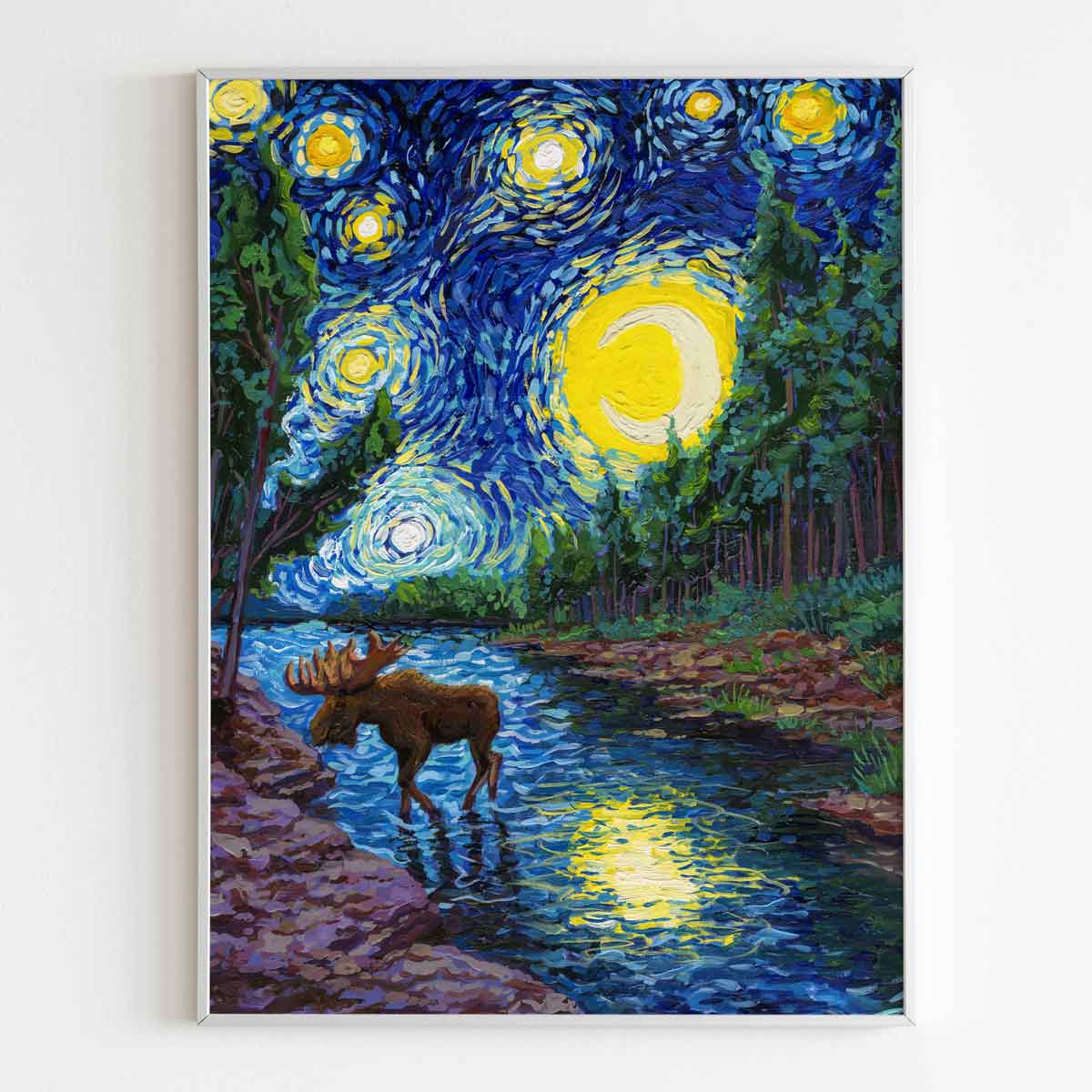 Isle Royale National Park Starry Night Painting