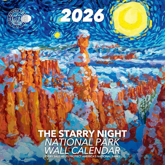 2026 Starry Night National Park Wall Calendar