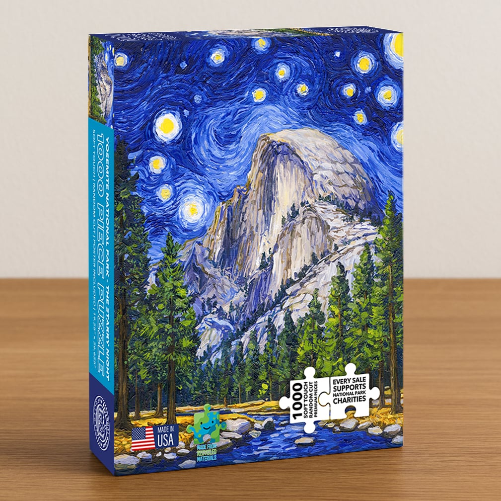 Yosemite Jigsaw + Calendar Bundle Starry Night