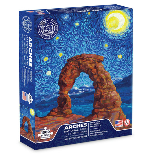 Arches National Park 1000-piece Starry Night jigsaw puzzle box