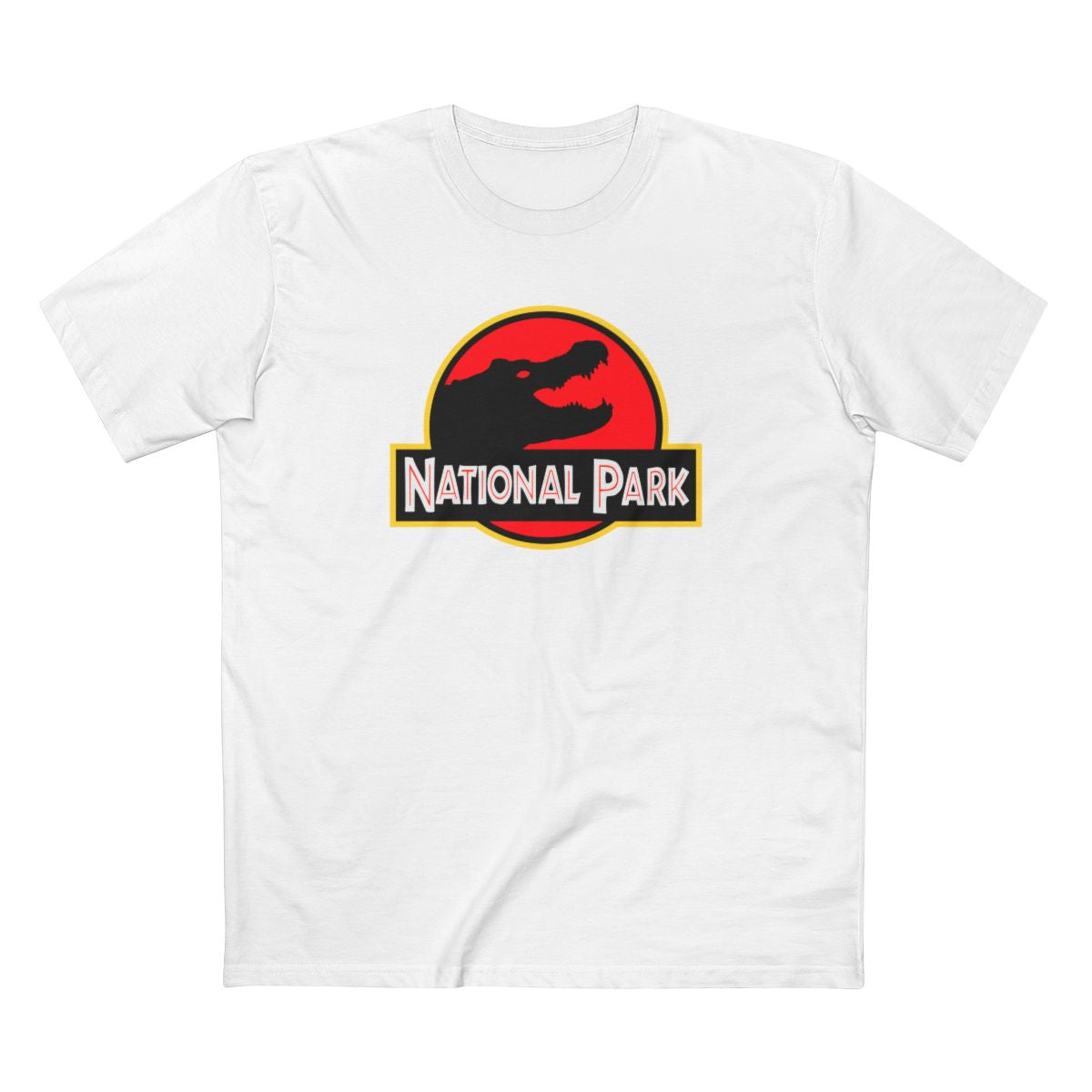Everglades National Park T-Shirt - Parody Logo in White