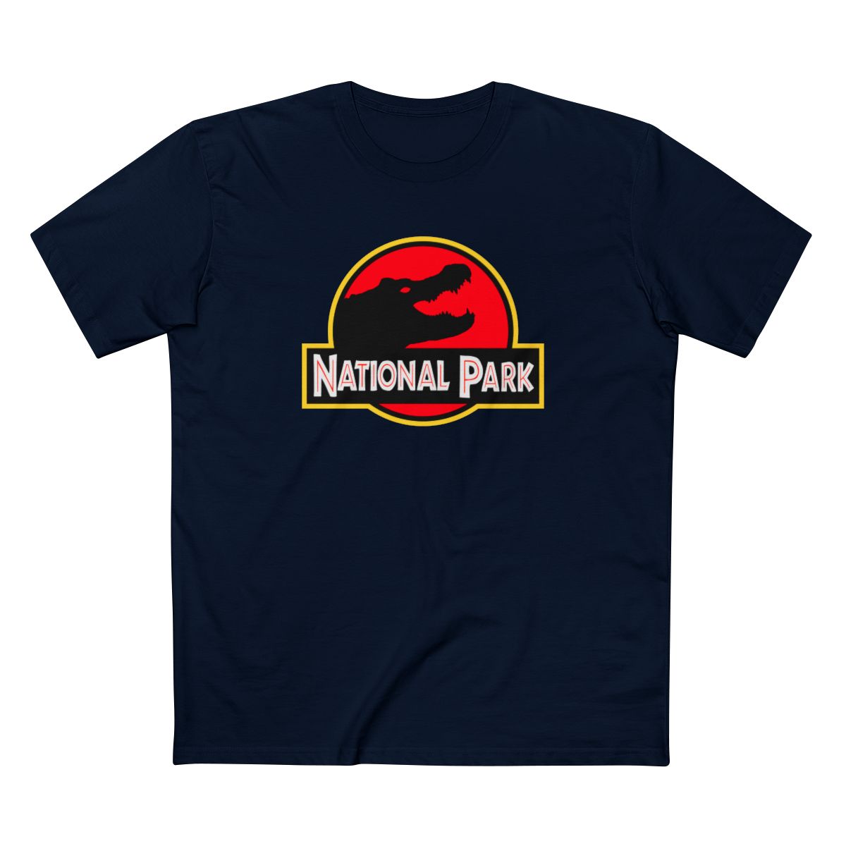 Everglades National Park T-Shirt - Parody Logo in Navy