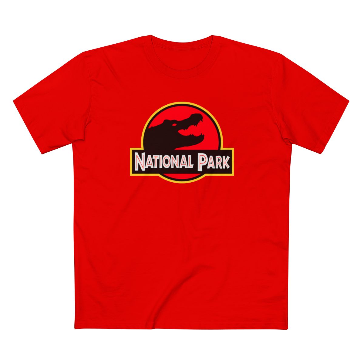 Everglades National Park T-Shirt - Parody Logo in Red