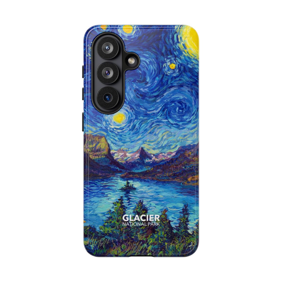 Glacier National Park Starry Night phone case for Samsung Galaxy S26.