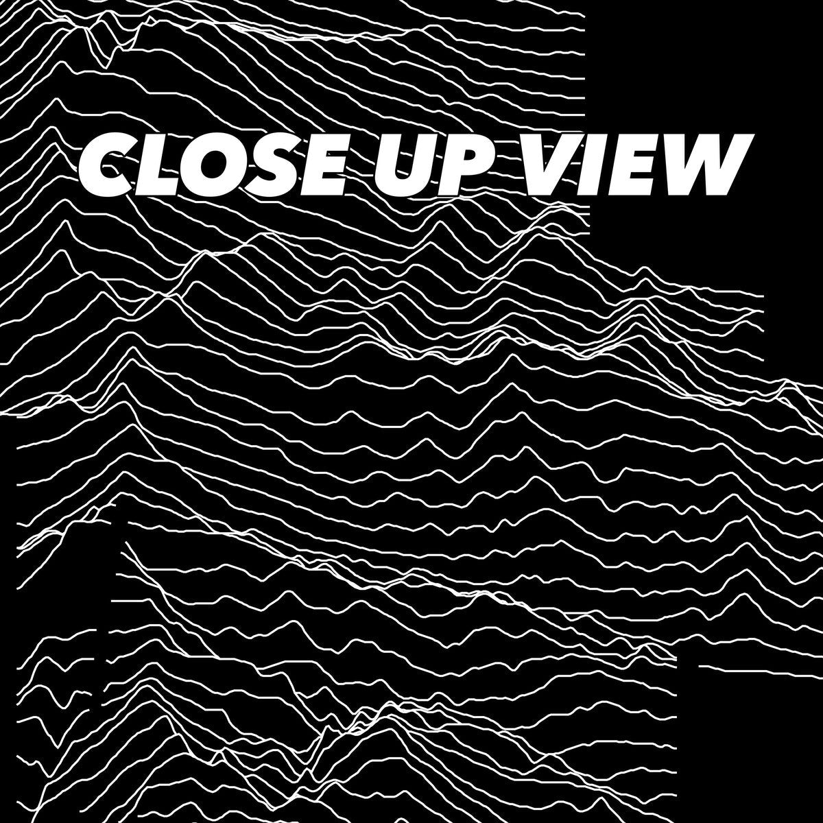 Close-up view of the Great Basin National Park poster artwork, showing white topographic elevation lines on black