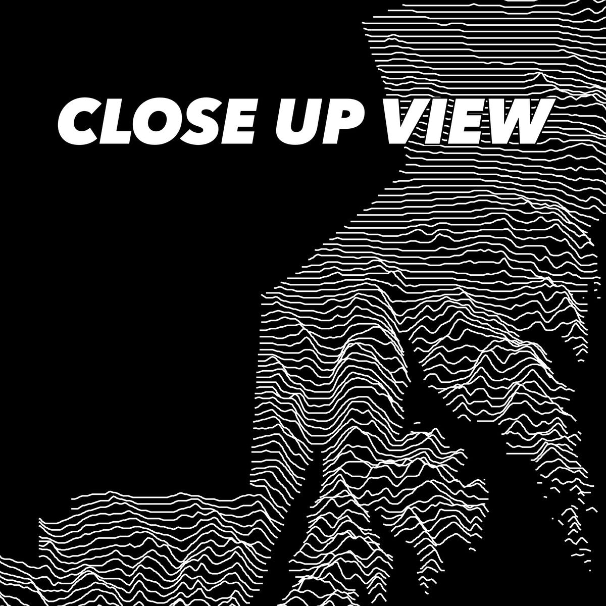 Close-up view of the Kenai Fjords National Park poster artwork, showing white topographic elevation lines on black