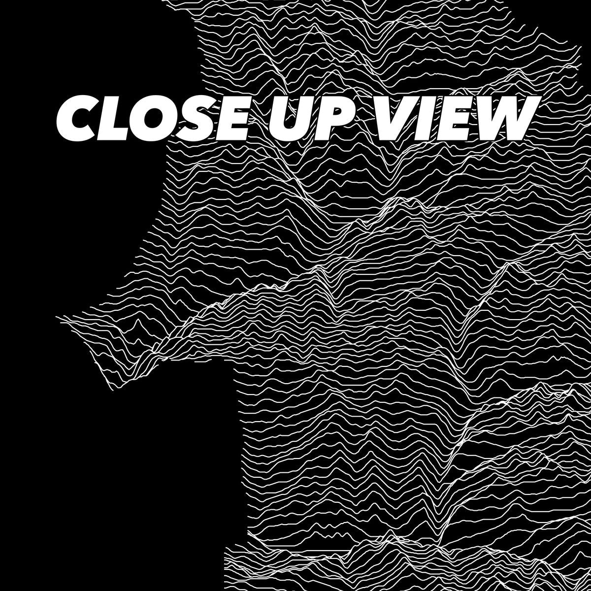 Close-up view of the Kings Canyon National Park poster artwork, showing white topographic elevation lines on black