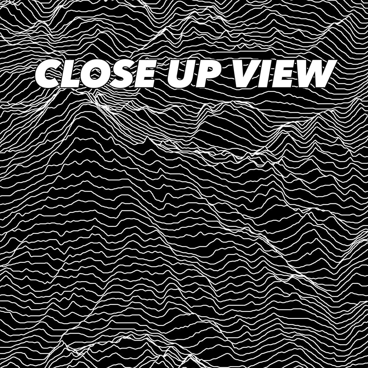 Close-up view of the Mount Rainier National Park poster artwork, showing white topographic elevation lines on black