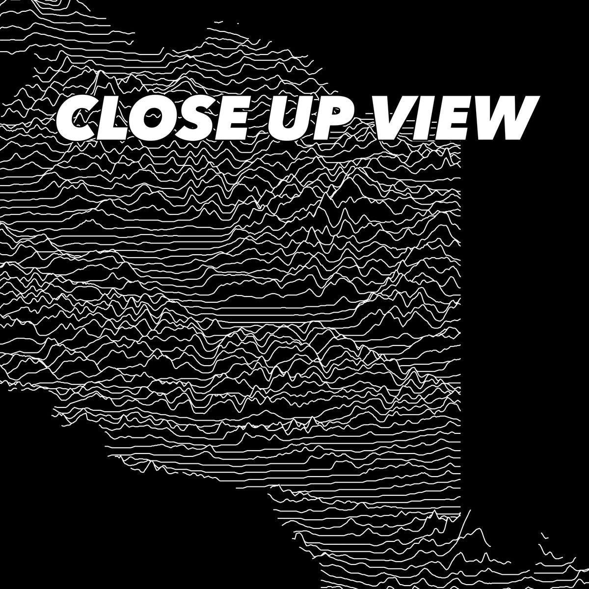 Close-up view of the Wrangell St. Elias National Park poster artwork, showing white topographic elevation lines on black