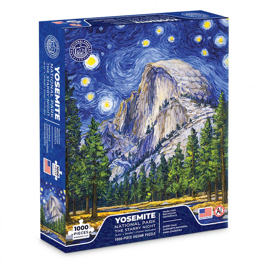 Yosemite National Park 1000-piece Starry Night jigsaw puzzle box