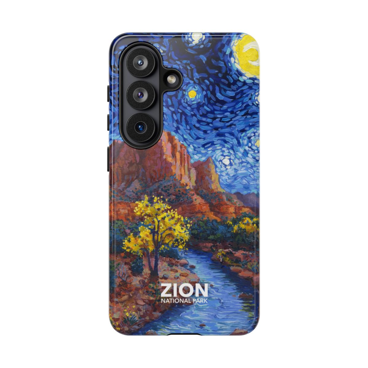 Zion National Park Starry Night phone case for Samsung Galaxy S26.