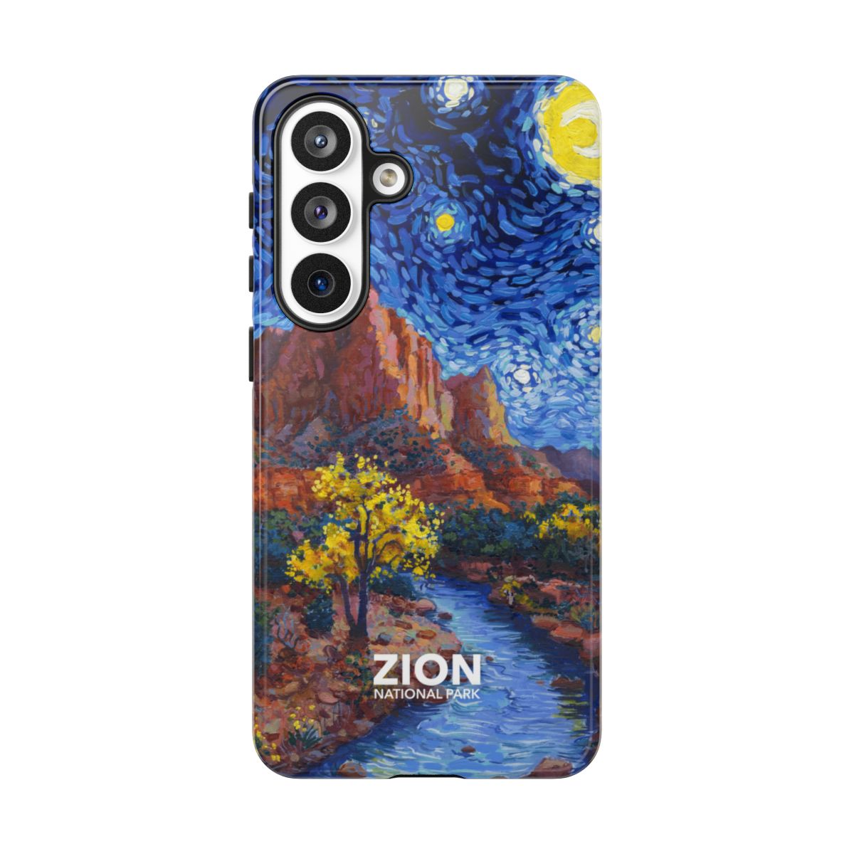 Zion National Park Starry Night phone case for Samsung Galaxy S26 Plus.