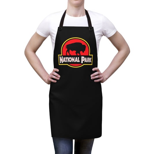 Bison National Park Apron - Parody Logo
