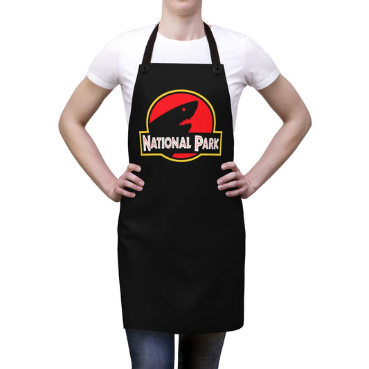 Shark National Park Apron - Parody Logo
