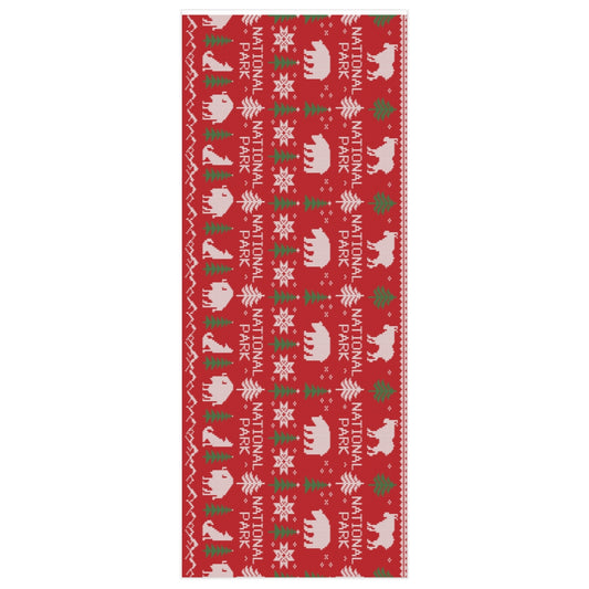 National Park Wrapping Paper - Fair Isle Design