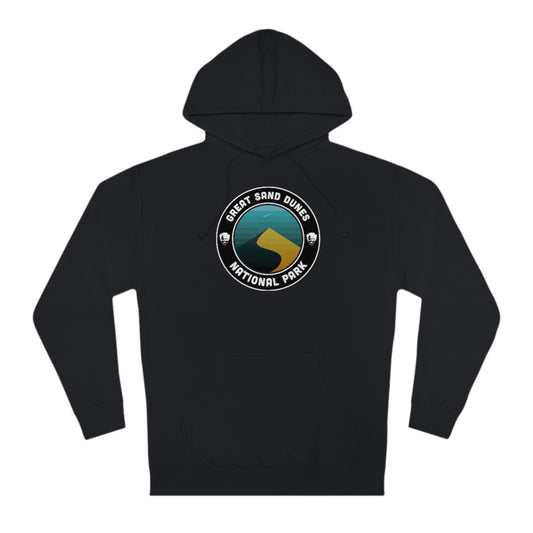 Great Sand Dunes National Park Hoodie - Round Emblem Design