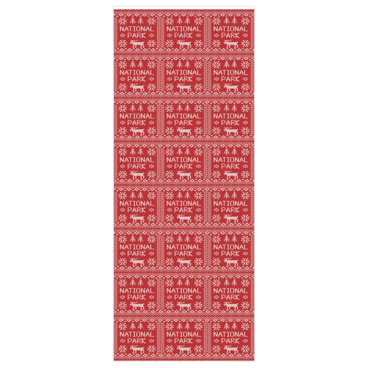 National Park Wrapping Paper - Fair Isle Design