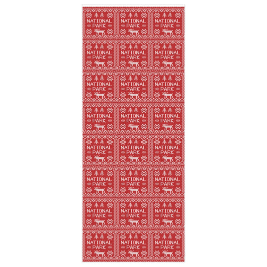 National Park Wrapping Paper - Fair Isle Design