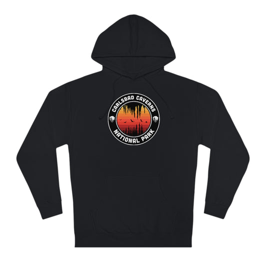 Carlsbad Caverns National Park Hoodie - Round Emblem Design