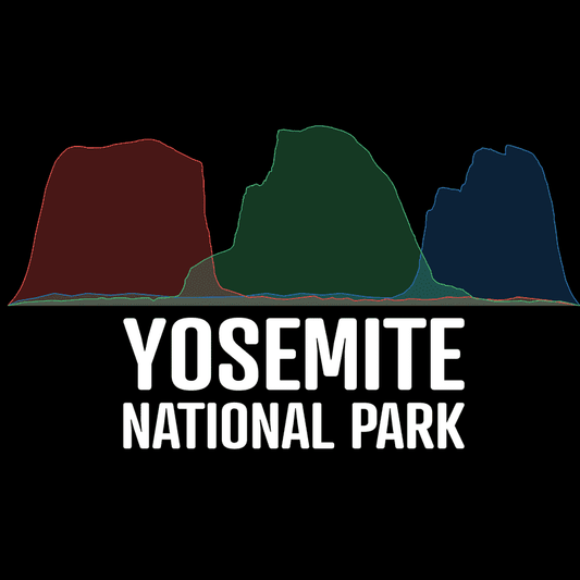 Yosemite National Park Tote Bag - Histogram