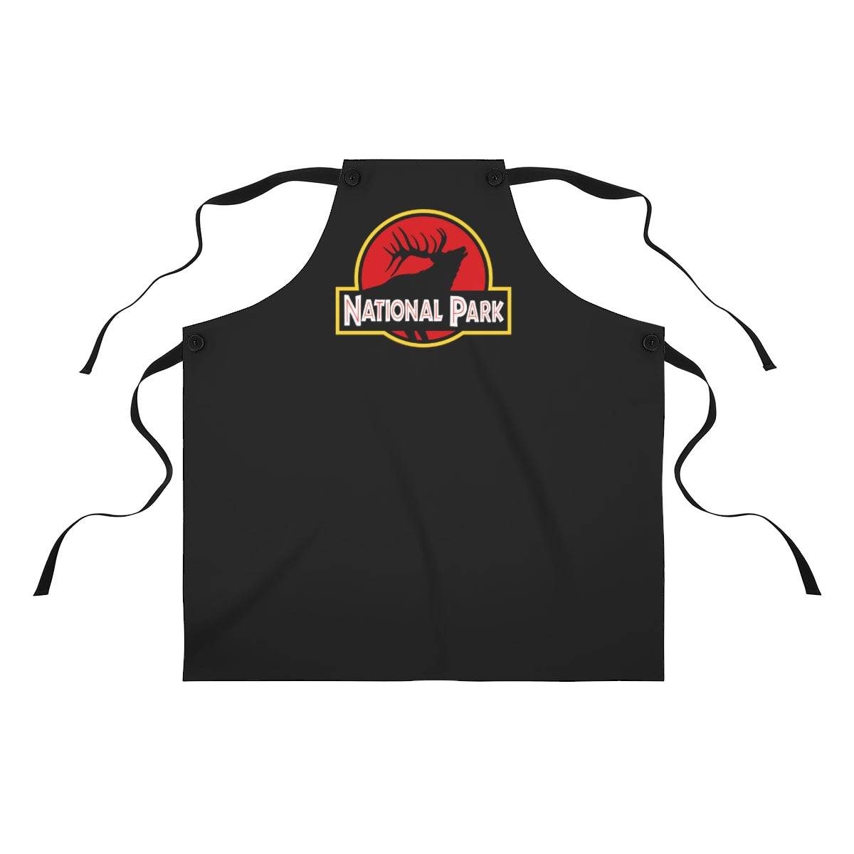 Elk National Park Apron - Parody Logo
