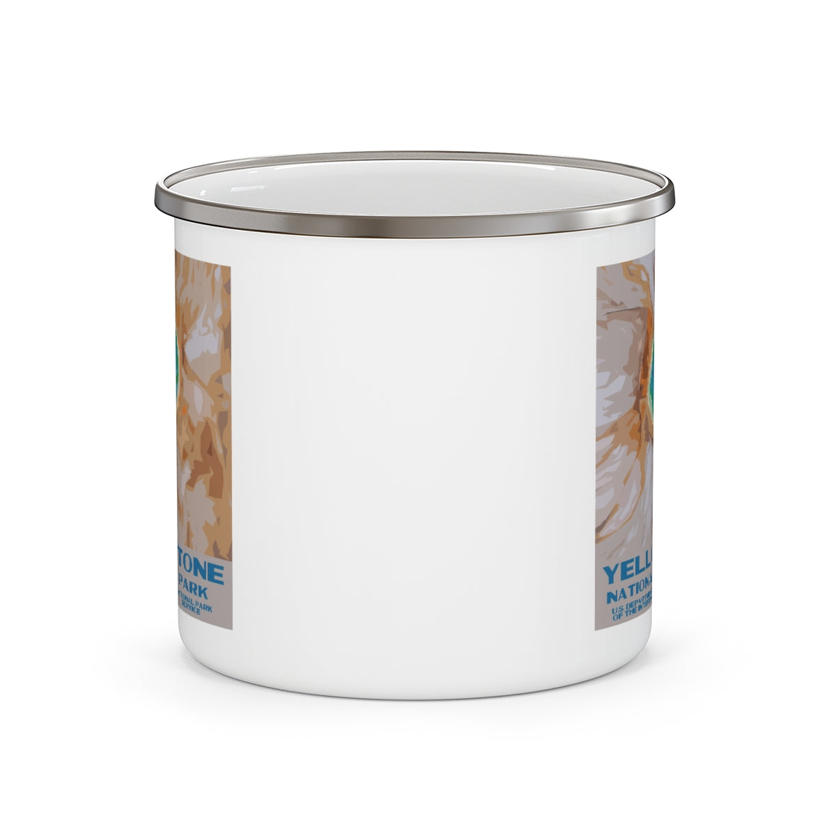 Yellowstone National Park Enamel Camping Mug