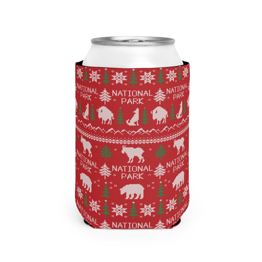 National Park Can Koozie - Fair Isle Pattern
