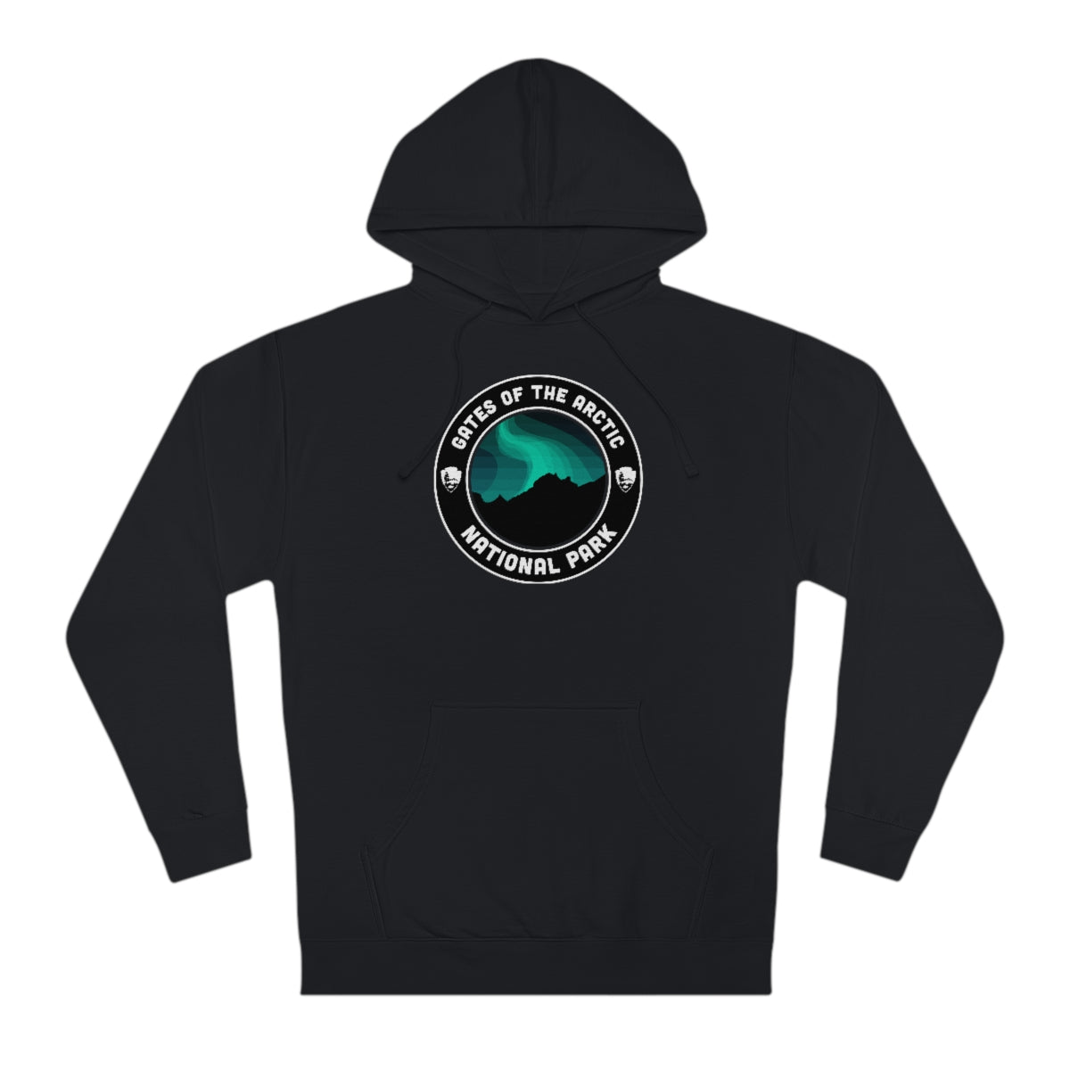 Gates of the Arctic National Park Hoodie - Round Emblem Design